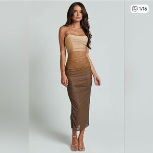 Ombré mesh dress. New with tags